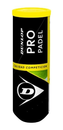 Imagen 1 de 1 de Pelotas Paddle Pro New Dunlop Padel