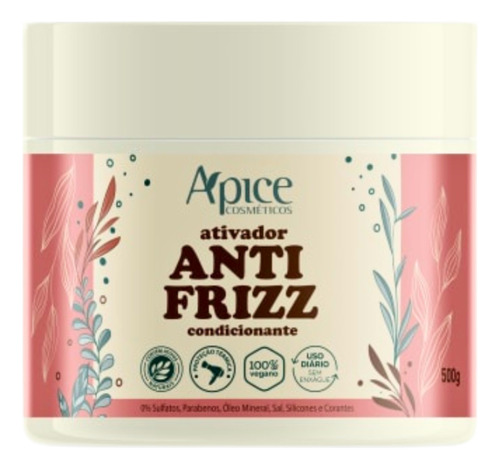 Creme De Pentear Apse Apice Anti-frizz Açao Condicionante