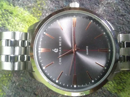 Reloj elegante para hombre Bulgan RM Esika - Correa Negra ESIKA