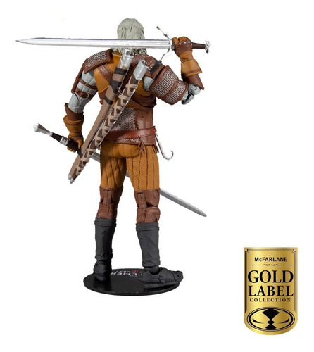 Geralt De Rivia The Witcher 3 Wild Hunt Mcfarlane Gold Serie