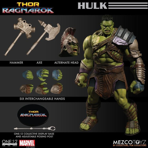 Mezco One:12 Thor: Ragnarok Hulk And Thor