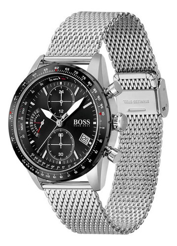 Reloj Hugo Boss Hombre Acero Inoxidable 1513886 Pilot Chrono