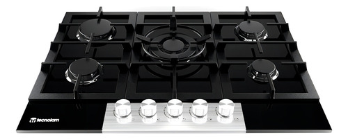 Parrilla Gas Tecnolam Vetro705 Vitroceramica Encendido Elect Color Inox