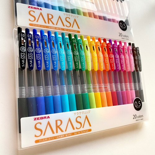 Sarasa Clip 0.5mm 20 Colores