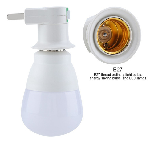 I Enchufe De Pared E27 Adaptador De Soporte De Enchufe De
