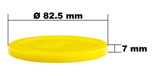 390 Discos De Air Hockey Profesional Dip-01 Javaz Team