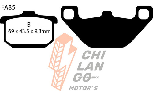 Balatas Ebc Tra. Kawasaki Gpz 600 85-89 Fa85