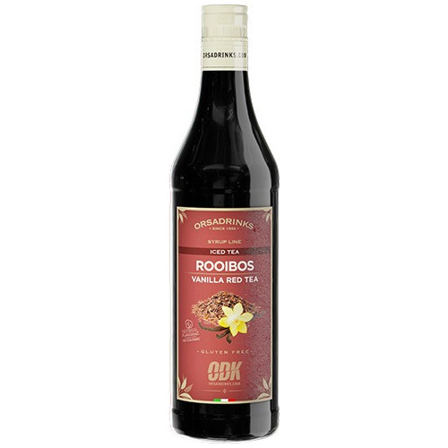 Syrup Te Helado Rooibos Vainilla Italiano Marca Odk 750ml