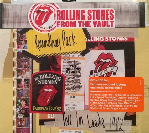 The Rolling Stones  Live In Leeds 1982-box-set Dvd & 2 Cd 