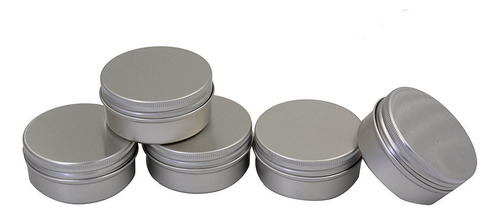 Ctkcom Screw Top Round Steel Tins,1/2-ounce, For Lip Balm, C