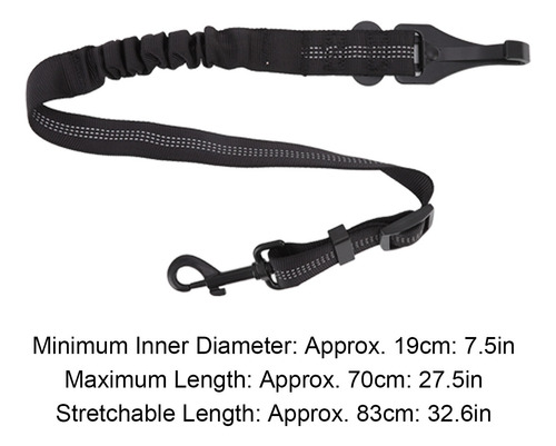 Cinturón De Seguridad Para Perros, Ajustable, Reflectante, R