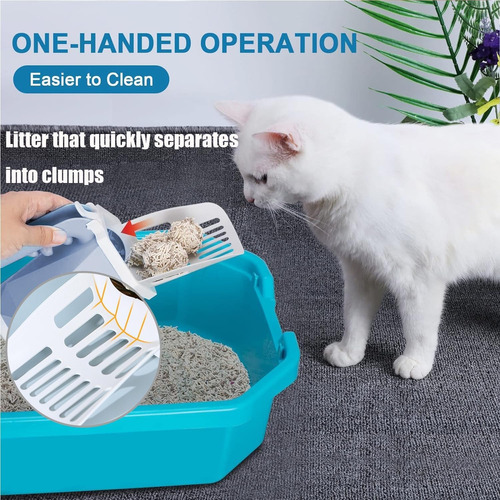 Pala Con Bote Contenedor De Heces Para Gatos Incluye Bolsas