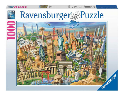 Puzzle Monumentos Del Mundo 1000 Piezas Ravensburger