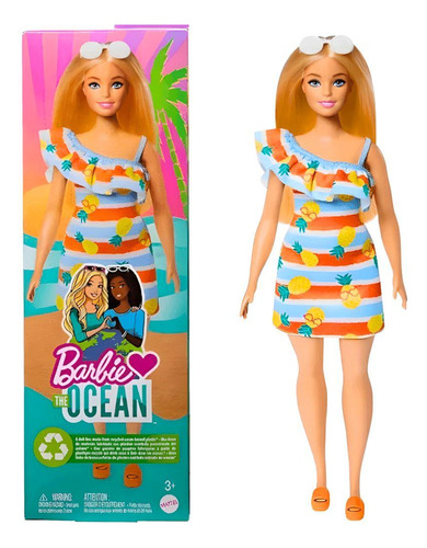 Barbie Fashion Ecológica Loves The Ocean Grb35 - Mattel