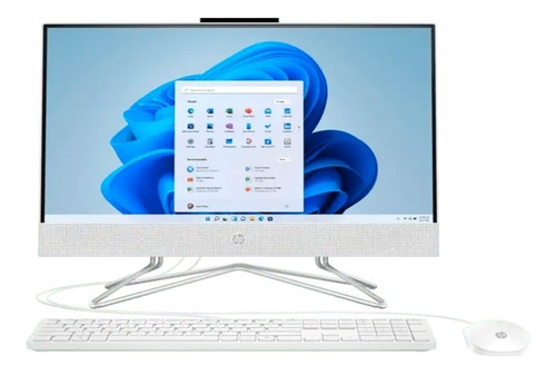 Computadora Hp All In One Blanca Intel 16gb Ram Ssd 512gb 22 (Usado)