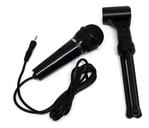 Microfone Knup KP-918 Condensador Omnidirecional cor preto