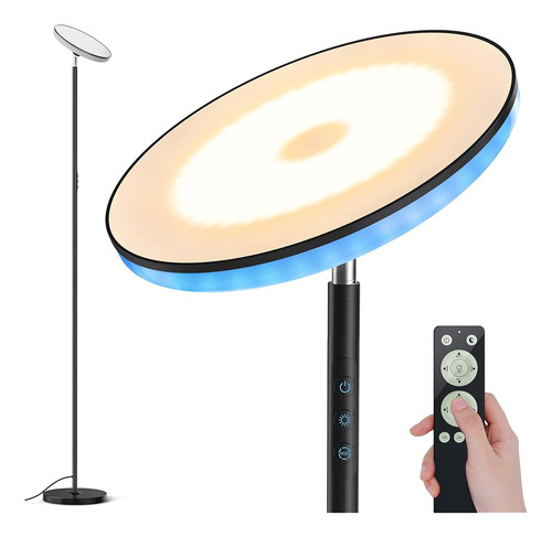 ~? Lámpara De Pie, 42w 3200lm Bright Torchiere Sky Modern Le