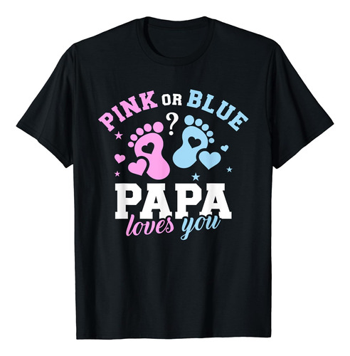 Camiseta Con Revelación De Género Para Papá Y Papá.