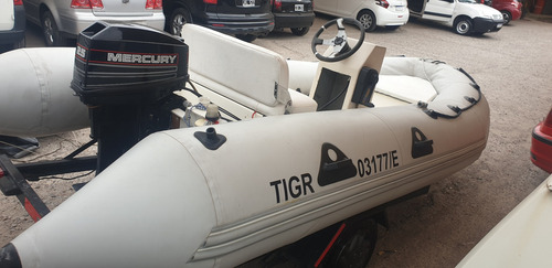 Semirigido Motor 25hp 2 Tiempos Mercury Excelente Estado