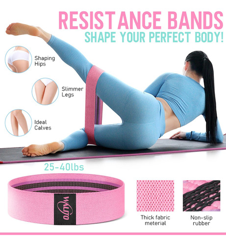 Set De 8 Pads Para Barbell Walito Hip Thrust Y Squat Rosado