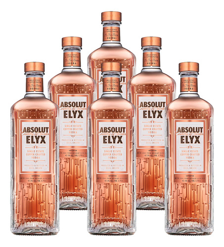 Vodka Sueca Absolut Elyx 1,75l 6 Unidades