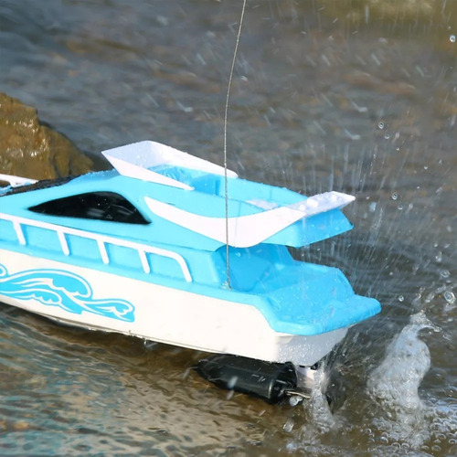 Lancha Subaquática Rc Kids Rc Boat Blue A