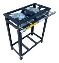 Comprar Fogão Industrial Alta Pressão 2 Bocas Caulim 30x30 Gás Cor Preto