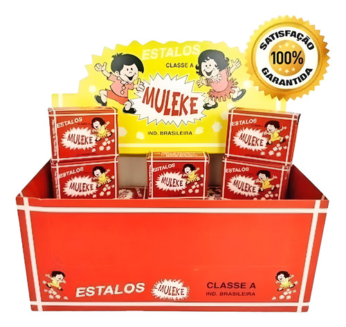 Birinha Caixinha De Estalinho Infantil 50 Unidades