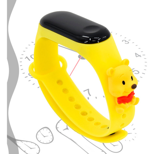 Reloj Digital Con Led Para Niños Correa Silicona Ajustable