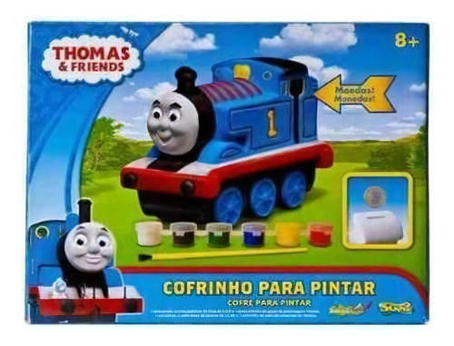 Thomas & Friends Cofrinho De Gesso Para Pintura - Sunny