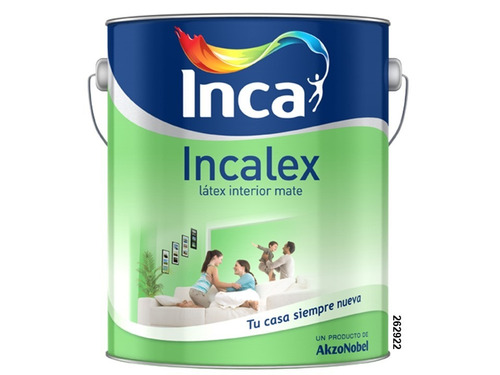 Pintura Interior Incalex Mate Blanco 4 Litros. Inca