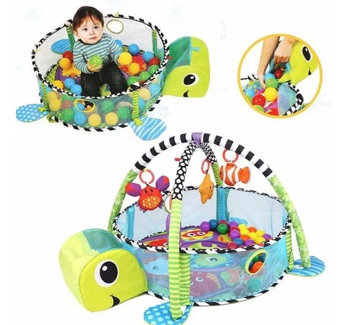 Gimnasio Corral Piscina De Pelotas Juguete Para Bebés+pelota