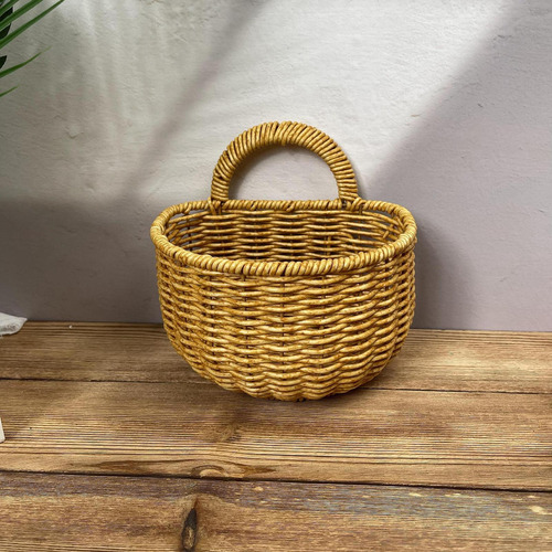 Canasta De Colgantes Imitación De Rattan Canasta De