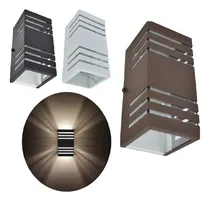 Comprar 11x Arandela 2 Focos 6 Frisos Efeito Ext 20cm + Led Incluso Estrutura Branco Quente