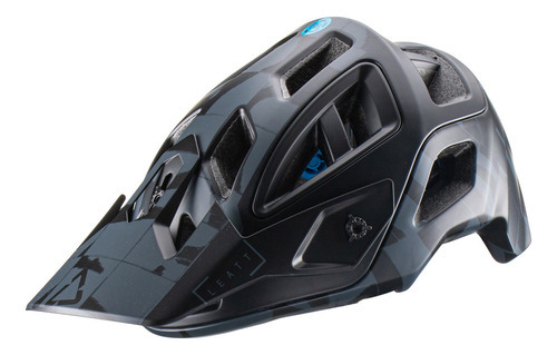 Casco Ciclismo Mtb Bike Leatt - Allmtn 3.0 V22 Color Negro Talle M