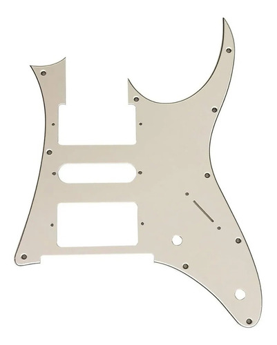 Escudo Ronsani P/ Guitarra Ibanez Rg Hsh Branco 926 - ! Cor Branco 3 Camadas Desenho Liso