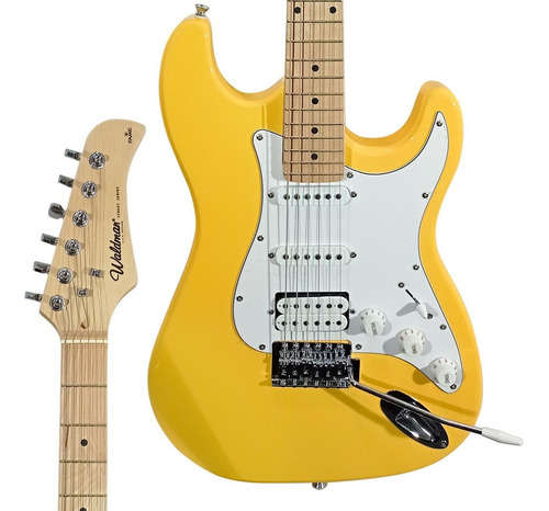 Guitarra Stratocaster Waldman St-211 St211 Amarela Bc Cor Amarelo (bc) Orientação Da Mão Destro