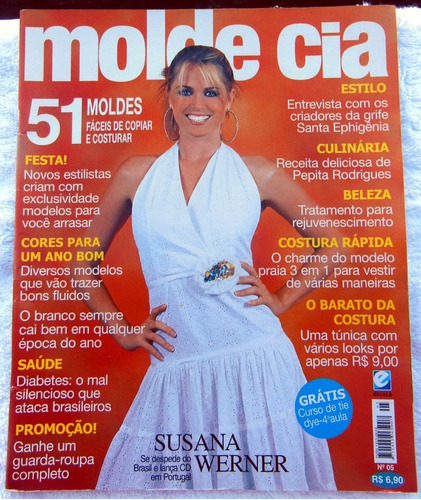 Revista Molde E Cia 5 Susana Werner - Com Os Moldes