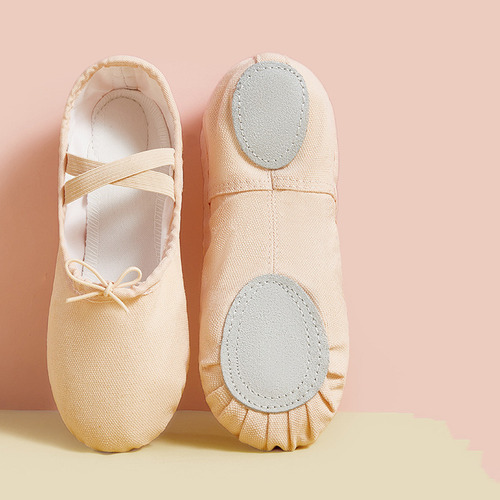 Zapatos Fiesta De Ballet Para Niña Y Mujer, Piel Pu Elástica