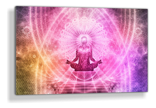 Cuadro De Aluminio Zen Meditacion 60x90cm