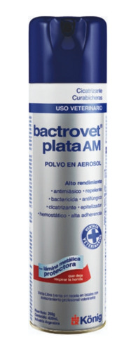 Bactrovet Plata Am 420cc Aerosol Cicatrizante Y Matagusanos 