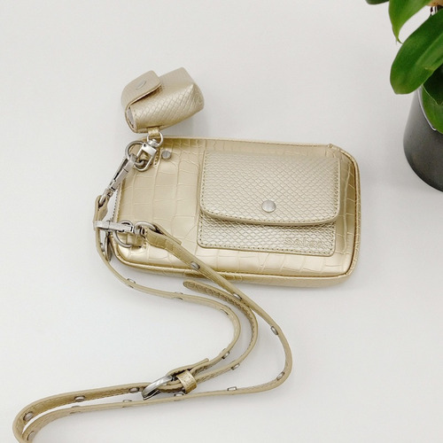 Imagen 5 de 6 de Bolso De Hombro De Bolso De Lujo De Oro