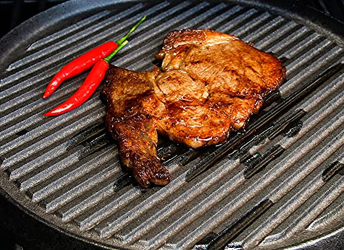 Planchas Lawei De Hierro Fundido De 12 Pulgadas, Parrilla Re