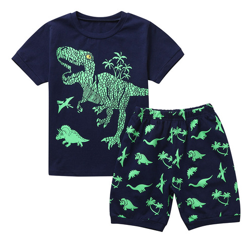 Traje De Bebé M Para Niños Con Estampado De Dinosaurios, Pan