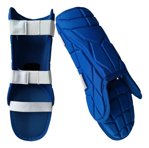 Espinilleras De Béisbol Ajustables Para Adultos, Azul