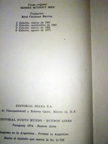1973 Mujeres Sin Hombres Querlin Amor Lesbiano Lgbt Rarisimo (Usado)