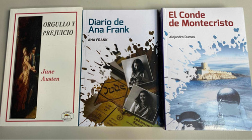 Paquete Conde Montecristo Orgullo Y Prejuicio Ana Frank