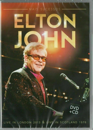 Dvd + Cd Elton John Live In London And Live In Scotland