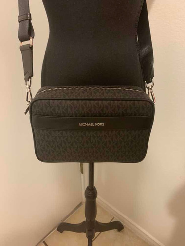 Imagen 8 de 9 de Bolsa Michael Kors Negra Estampada Original Nueva 0201