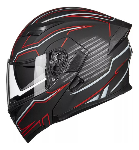 Casco Modular Ilm 902l Con Luz Led 